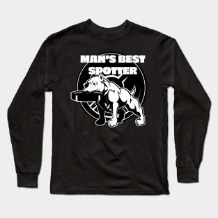 Pit bull Gym Spotter Long Sleeve T-Shirt